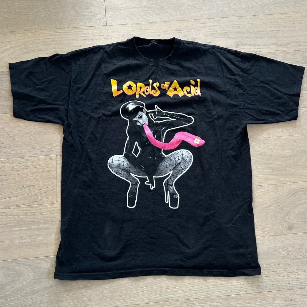 Lords of Acid Make Acid Great Again 2024 Tour Shirt Black XXL Praga Khan